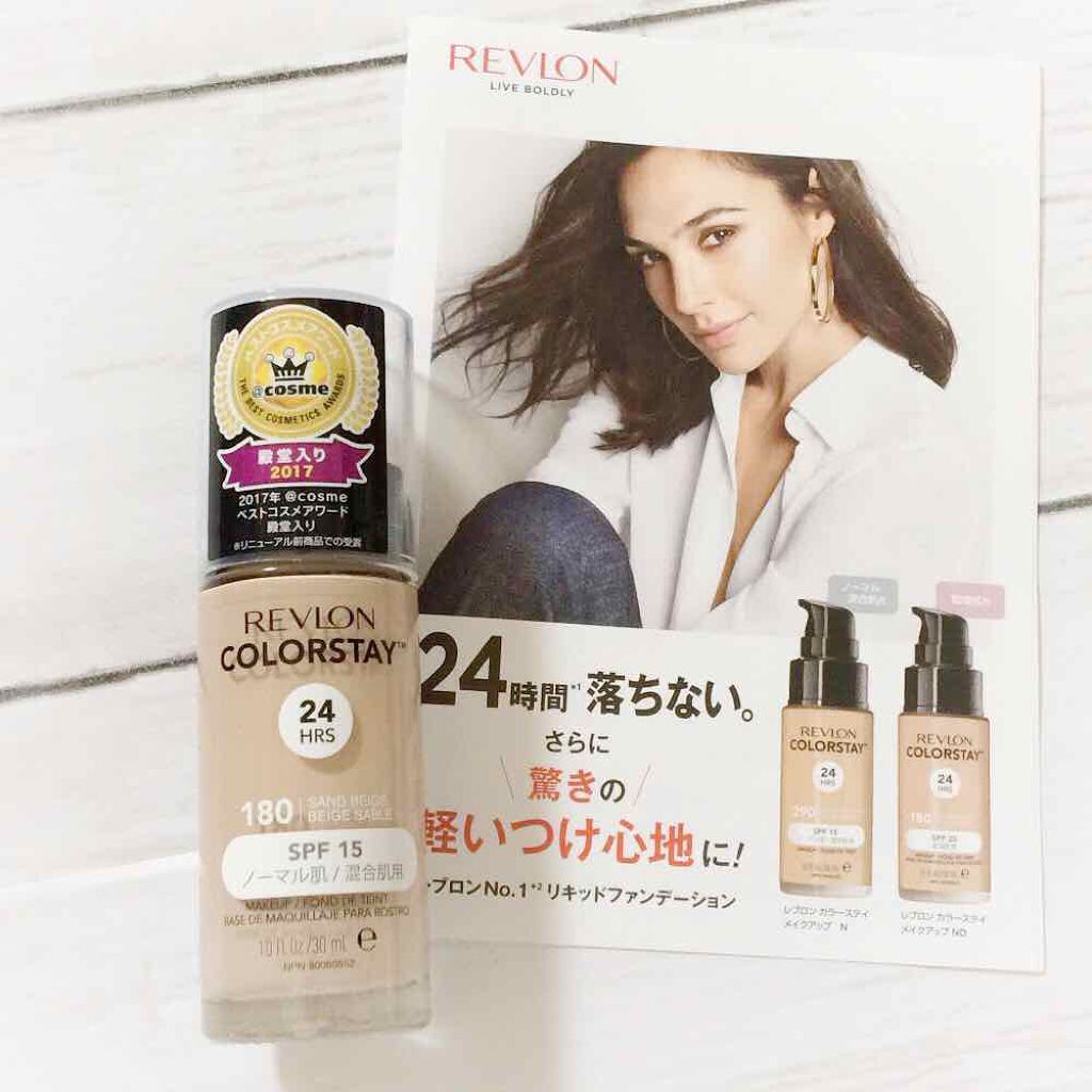 カラーステイ メイクアップ N/REVLON/リキッドファンデーションを使ったクチコミ（2枚目）