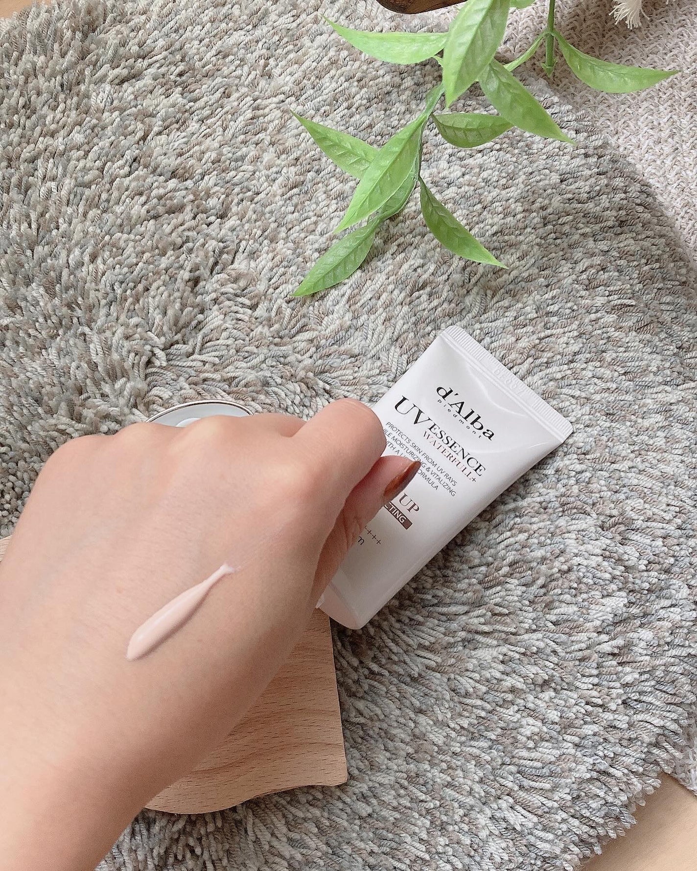 ウォータフルトーンアップサンクリーム/ダルバ/日焼け止めクリームを使ったクチコミ(4枚目)