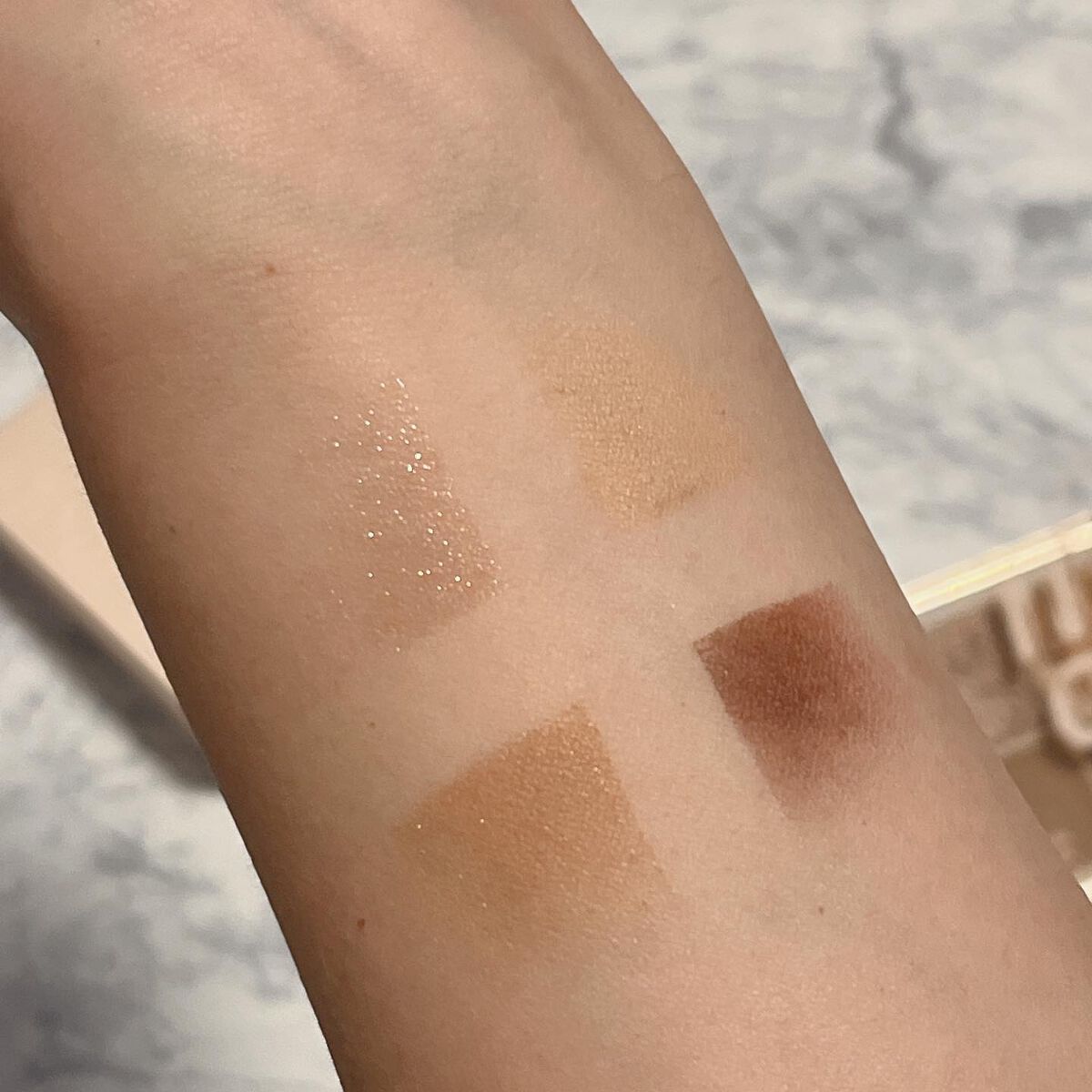 テイスティングライフアイシャドウパレット/INTO U/アイシャドウパレットを使ったクチコミ(5枚目)