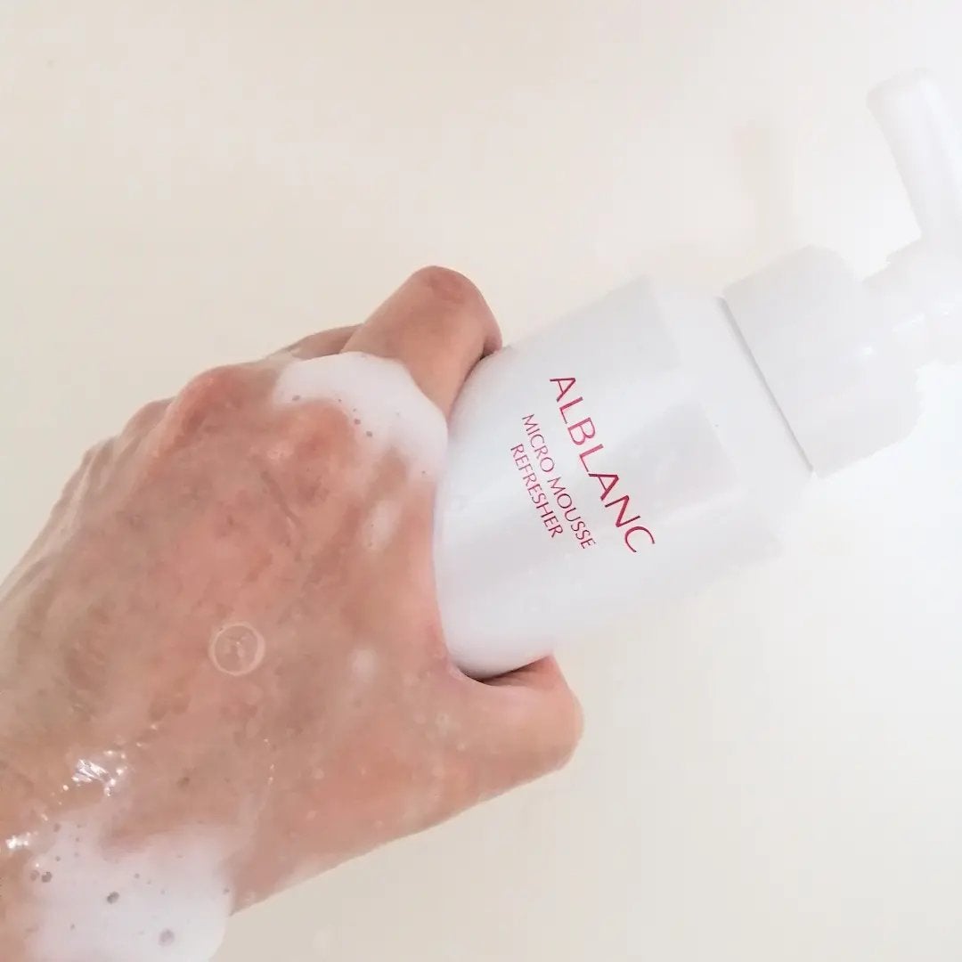 マイクロムース リフレッシャー/ALBLANC/泡洗顔を使ったクチコミ(4枚目)