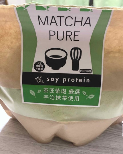 MATCHA PURE(プロテインパウダー)/ピュアパートナー/ソイプロテインを使ったクチコミ(1枚目)