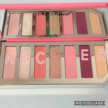 パパイヤ ポップ アイシャドウ パレット/Too Faced/アイシャドウパレットを使ったクチコミ（3枚目）