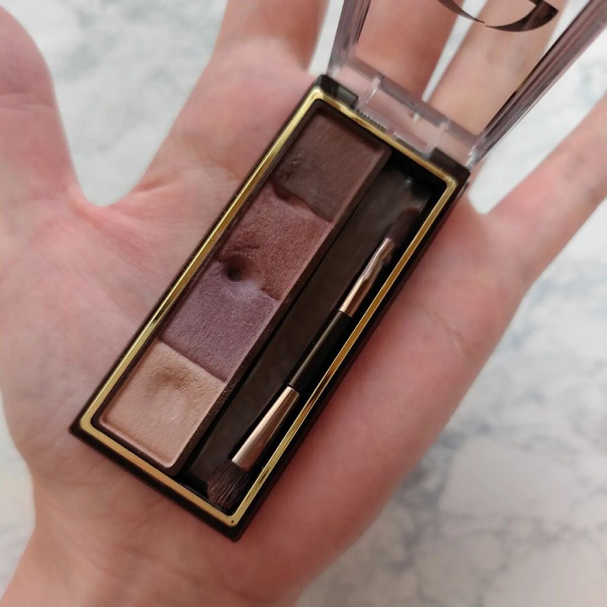 スタイリング パウダーアイブロウ/excel/パウダーアイブロウを使ったクチコミ(4枚目)