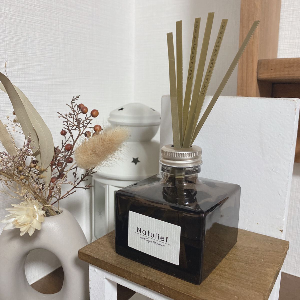 消臭力 Natulief 玄関・リビング用 リードディフューザー/消臭力/ルームフレグランスを使ったクチコミ（3枚目）