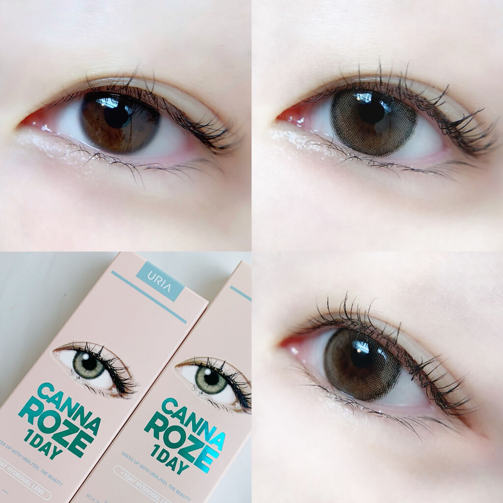 CANNA ROZE 1DAY/URIA i-DOL/ワンデー（１DAY）カラコンを使ったクチコミ（3枚目）