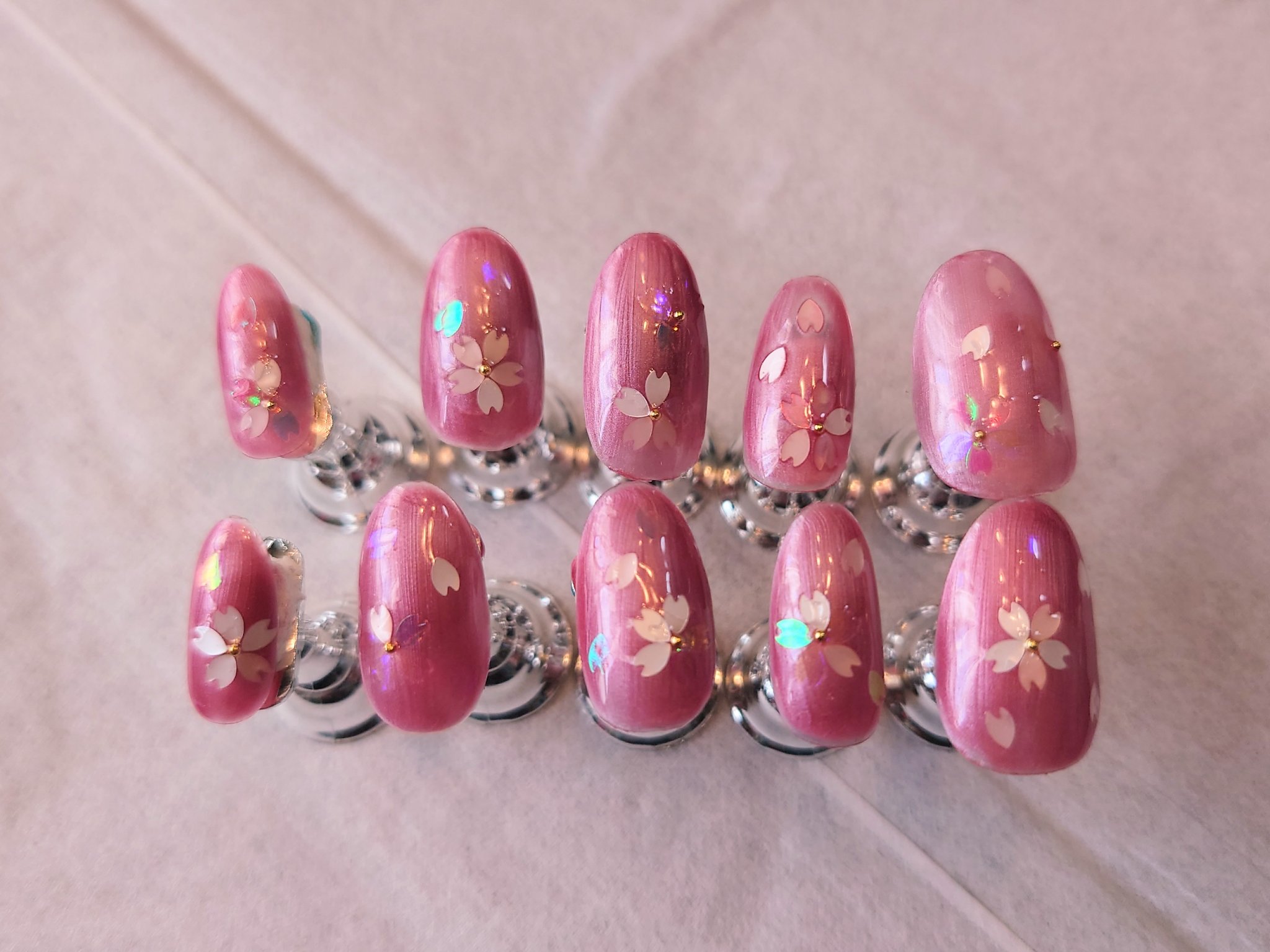 ジェルネイル（ライト対応）/セリア/ジェルネイルを使ったクチコミ（1枚目）