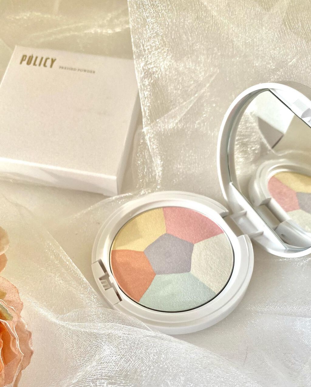 プレストパウダー/ポリシー化粧品/プレストパウダーを使ったクチコミ（3枚目）