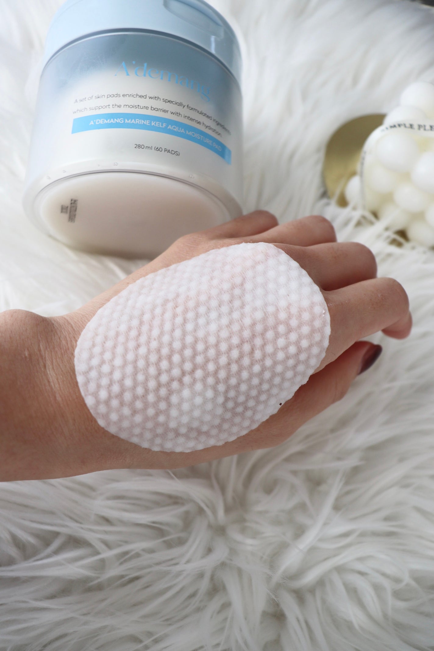マリンケルプアクアモイスチャートナーパッド60枚/A'demang/トナーパッドを使ったクチコミ(3枚目)