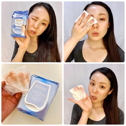 ミセラークレンジングシート ブライトアップ/ビフェスタ/クレンジングシートを使ったクチコミ(1枚目)