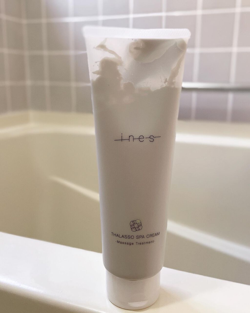タラソ スパ クリーム/ines/洗い流すヘアトリートメントを使ったクチコミ（1枚目）