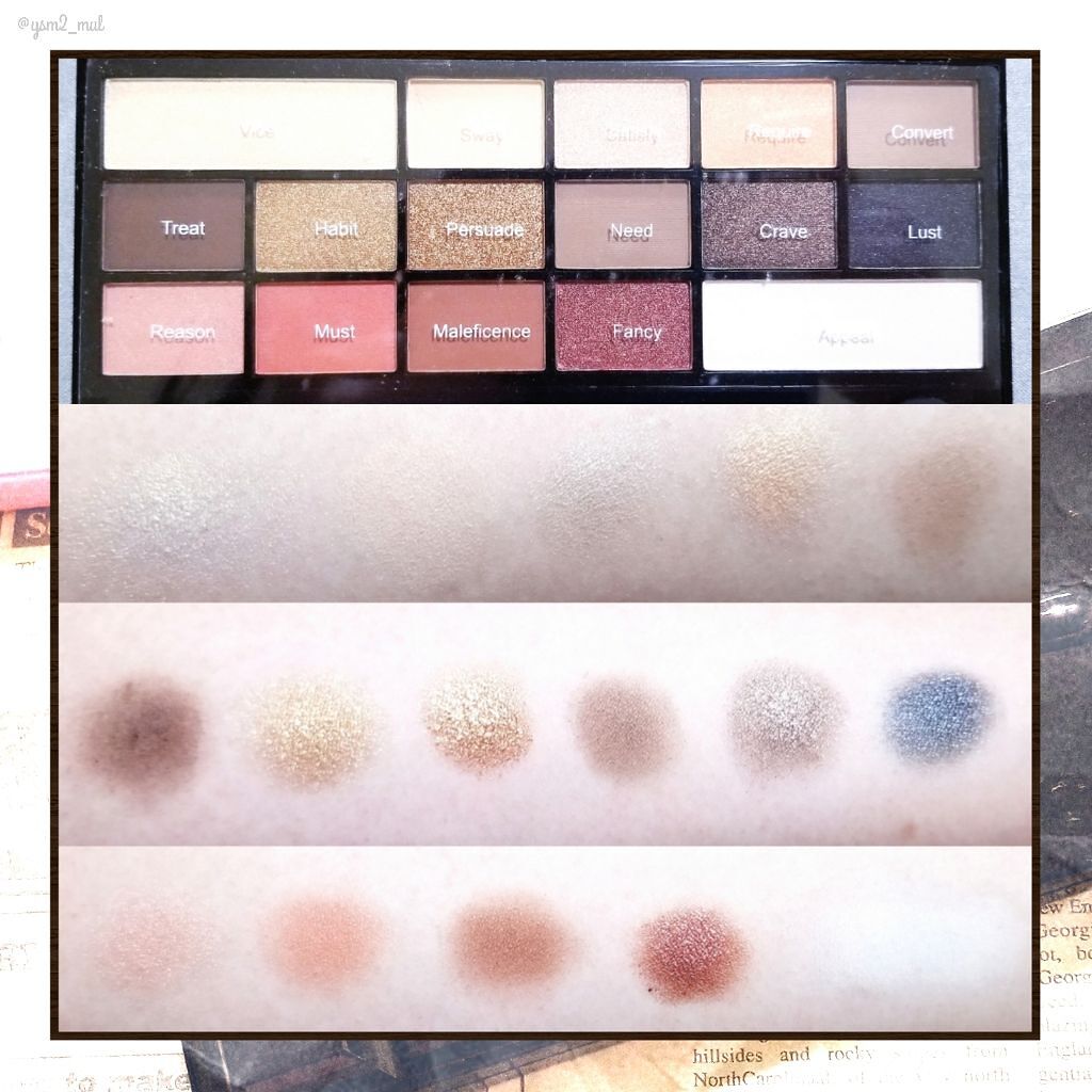 アイラブチョコレート/MAKEUP REVOLUTION/アイシャドウパレットを使ったクチコミ(2枚目)