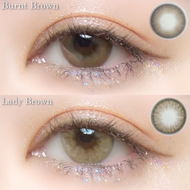 Burnt Brown/eyesm/カラーコンタクトレンズを使ったクチコミ（10枚目）