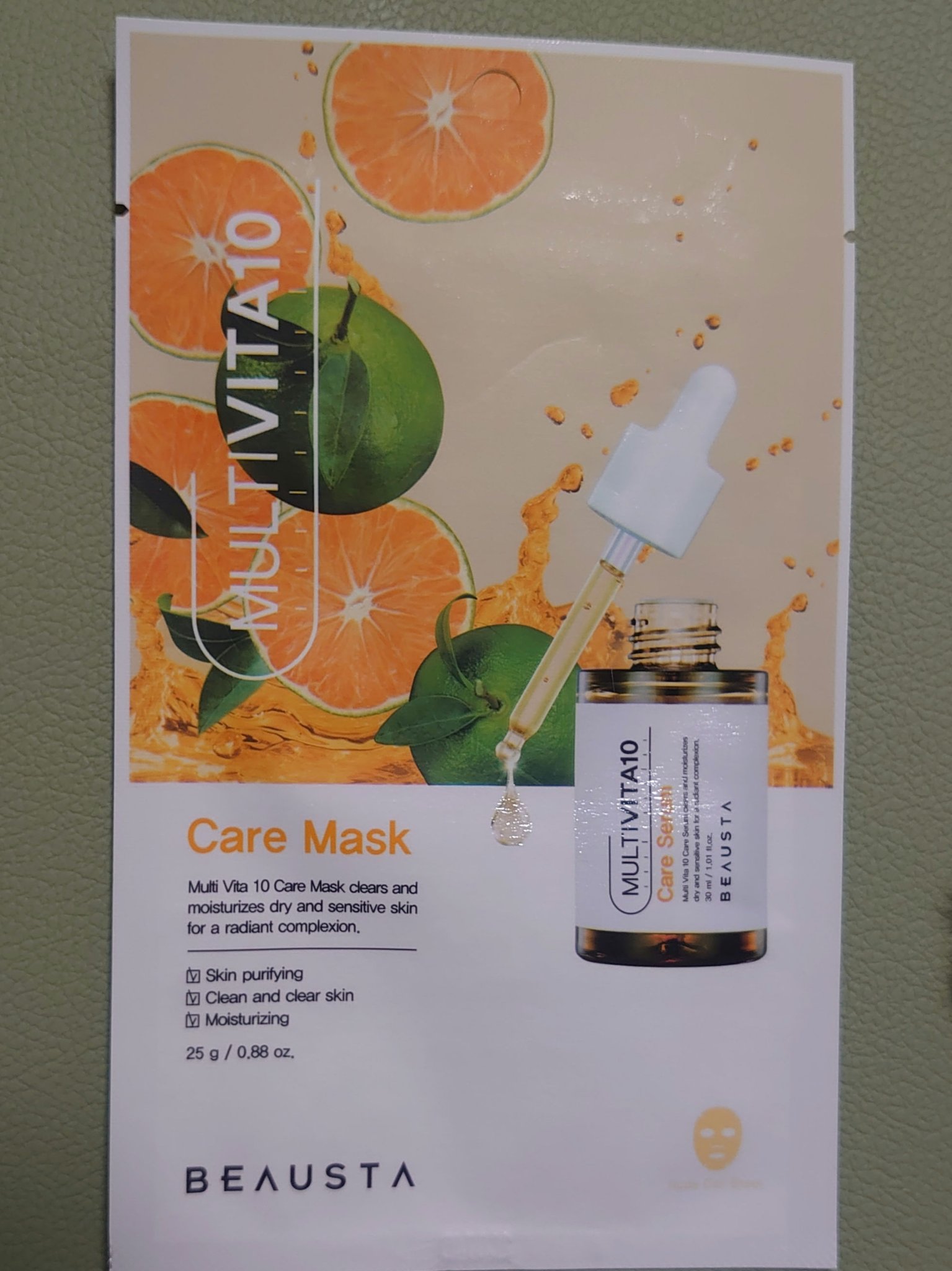 ビュースタ VITAケアマスク(1枚入り)/BEAUSTA/シートマスク・パックを使ったクチコミ（1枚目）