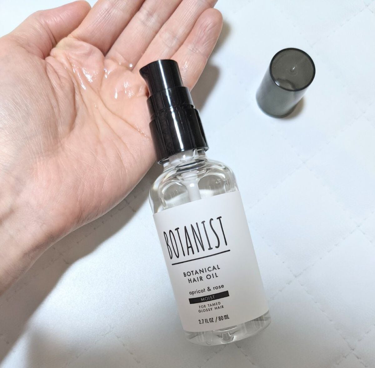 ボタニカルヘアオイル(モイスト)/BOTANIST/ヘアオイルを使ったクチコミ(2枚目)