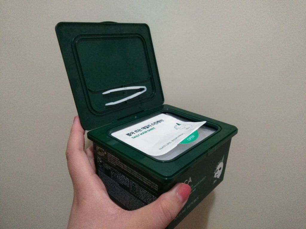 グリーンダーマCICA デイリーシートマスク/ネイチャーリパブリック/シートマスク・パックを使ったクチコミ(1枚目)