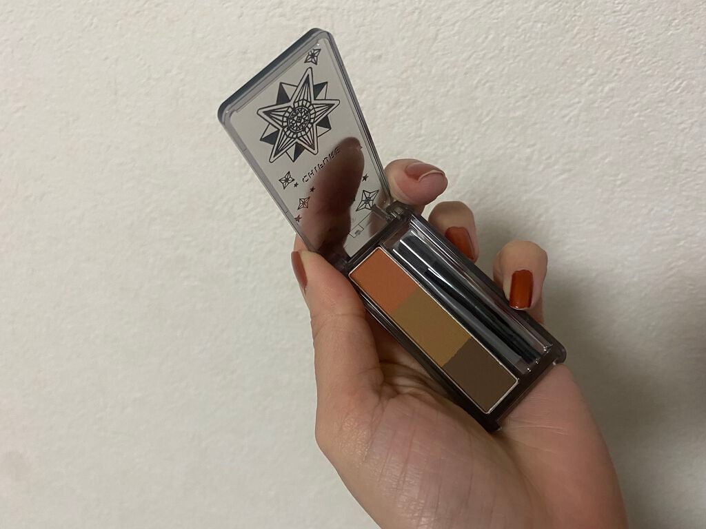 アイブロー パウダー/ちふれ/パウダーアイブロウを使ったクチコミ(2枚目)