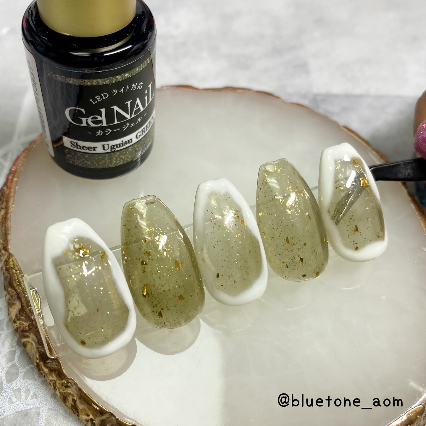 ジェルネイル（ライト対応）/セリア/ジェルネイルを使ったクチコミ（1枚目）
