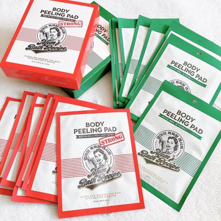 ボディピーリングパッド/Mom’s Bath Recipe/ピーリングを使ったクチコミ(1枚目)