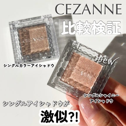 シングルカラーアイシャドウ/CEZANNE/単色アイシャドウを使ったクチコミ(1枚目)