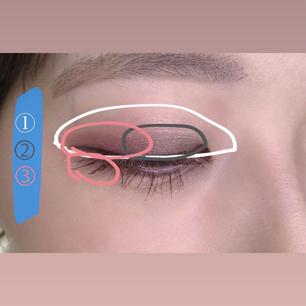 グラデーション アイシャドウ/ちふれ/アイシャドウパレットを使ったクチコミ（3枚目）