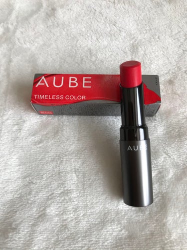 AUBE
タイムレスカラーリップ
05 フレッシュネクター
定価 3520円(税込)

LIPSを通してAUBEさんからいただきました！
初めての当選とても嬉しいです。ありがとうございました🥰

わたし