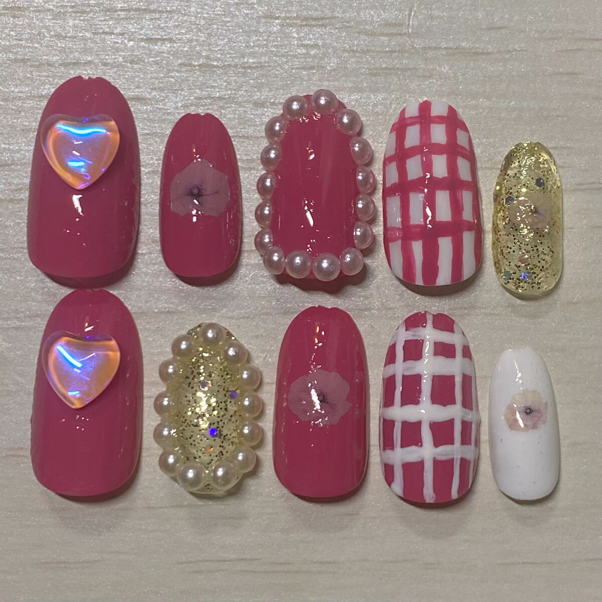 しずくネイルシール/キャンドゥ/ネイルシールを使ったクチコミ（2枚目）