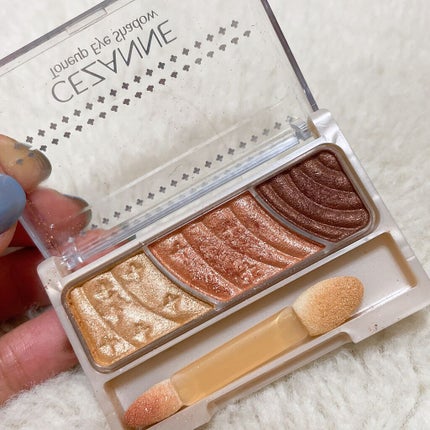 トーンアップアイシャドウ/CEZANNE/アイシャドウパレットを使ったクチコミ(1枚目)