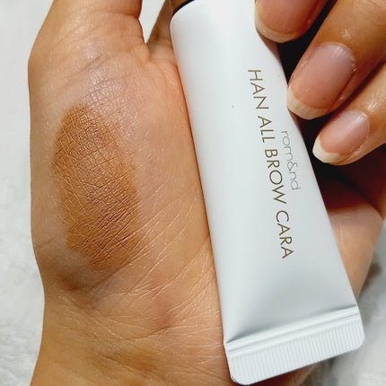 ハンオールブロウカラ/rom&nd/眉マスカラを使ったクチコミ(4枚目)