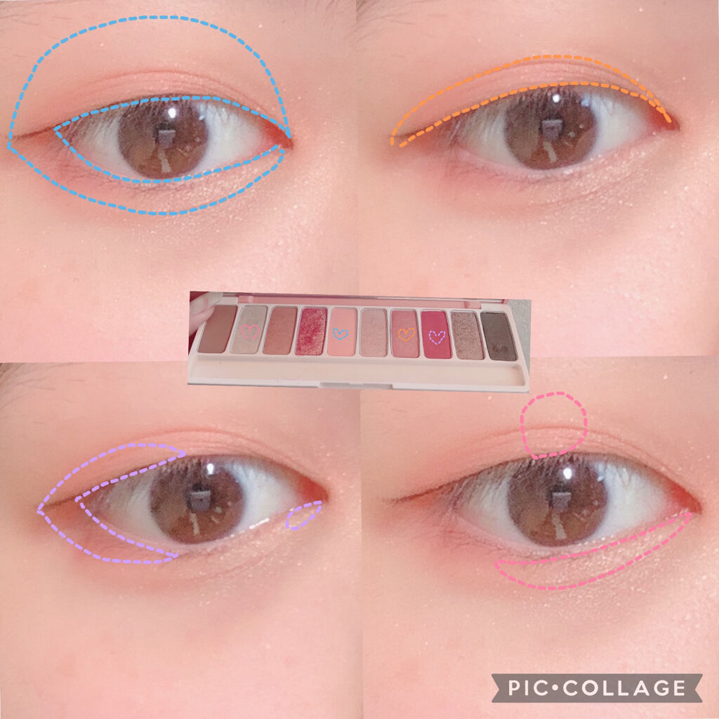 プレイカラー アイシャドウ/ETUDE/アイシャドウパレットを使ったクチコミ（3枚目）