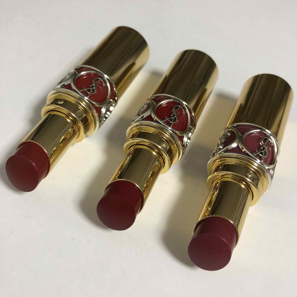 ルージュ ヴォリュプテ シャイン/YVES SAINT LAURENT BEAUTE/口紅を使ったクチコミ(2枚目)