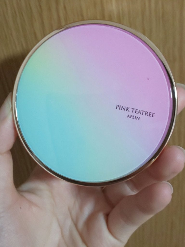 ピンクティーツリーカバークッション/APLIN/クッションファンデーションを使ったクチコミ(2枚目)