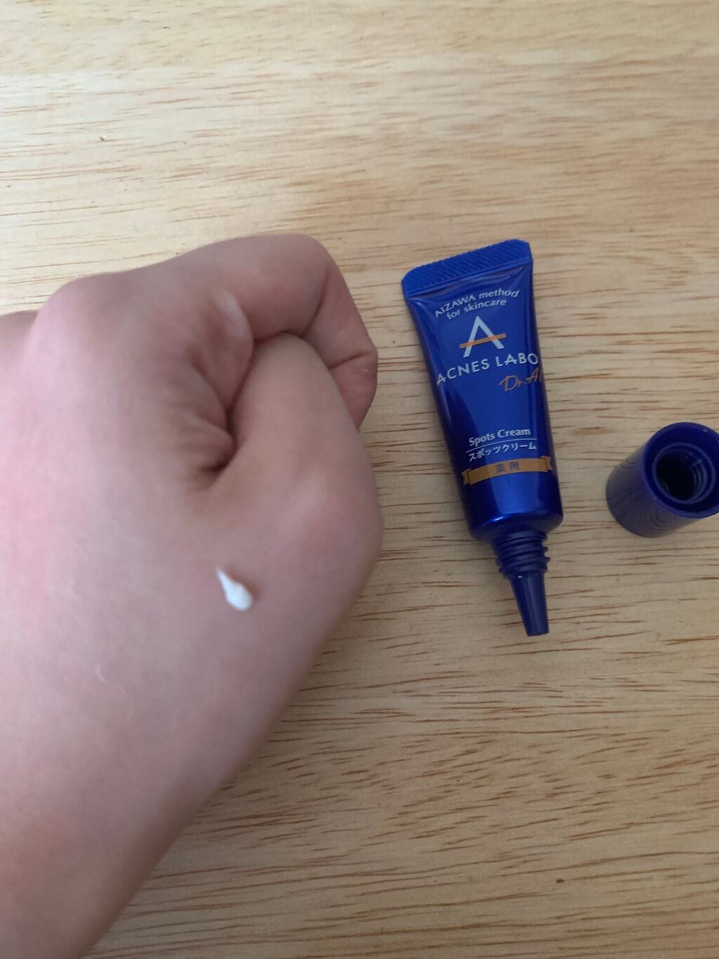 薬用ニキビケア スポッツクリーム/アクネスラボ/フェイスクリームを使ったクチコミ(3枚目)