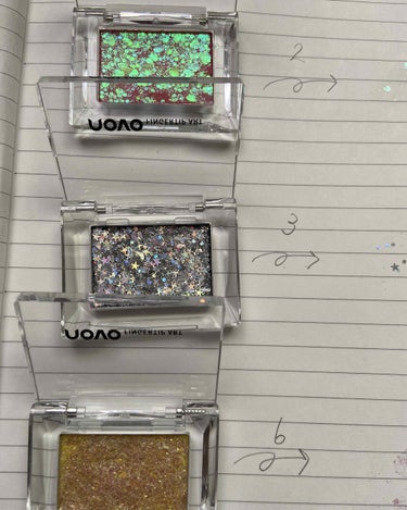 novo(ノヴォ)
create diamond shine

上から
2、ネオン
3、ミルキーウェイ
6、ゴールデンピーチ

Qoo10購入品です

中国コスメで商品を投稿しようと思ってもなくて、上の