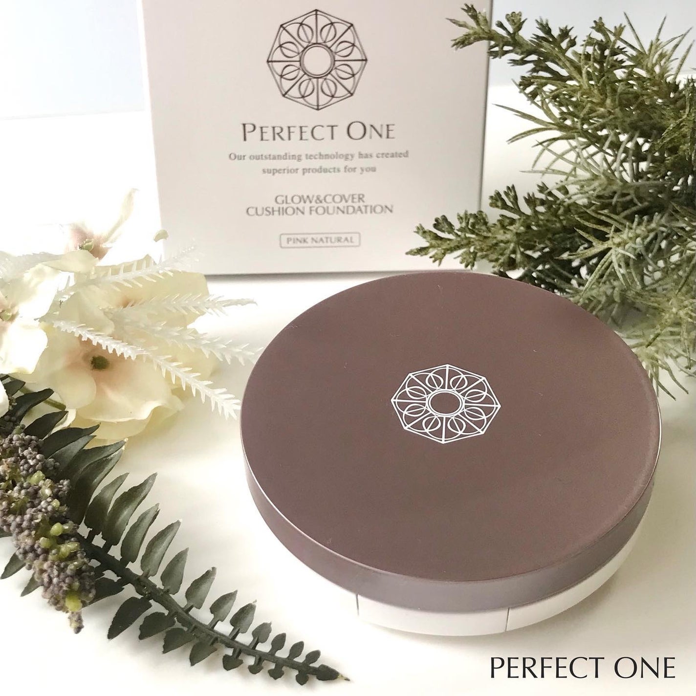 グロウ&カバークッションファンデーション/パーフェクトワン/クッションファンデーションを使ったクチコミ(1枚目)