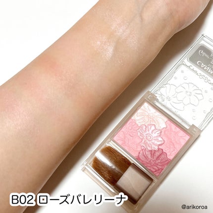 グロウフルールチークス(ブレンドタイプ)/キャンメイク/パウダーチークを使ったクチコミ(5枚目)