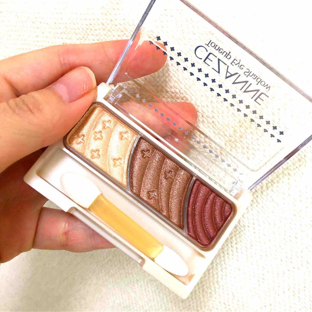 トーンアップアイシャドウ/CEZANNE/アイシャドウパレットを使ったクチコミ(2枚目)