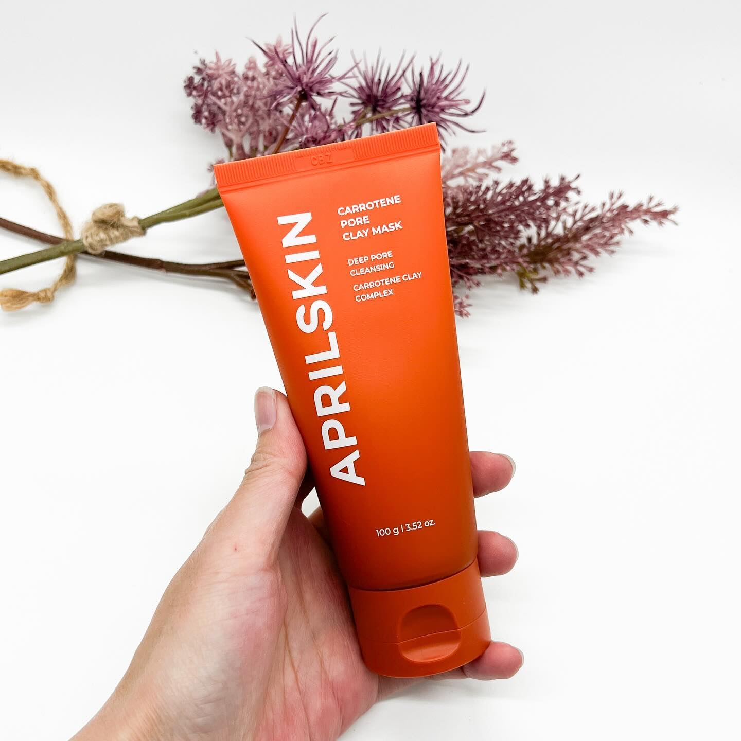 カロテン毛穴レスクレイパック/APRILSKIN/洗い流すパック・マスクを使ったクチコミ（2枚目）
