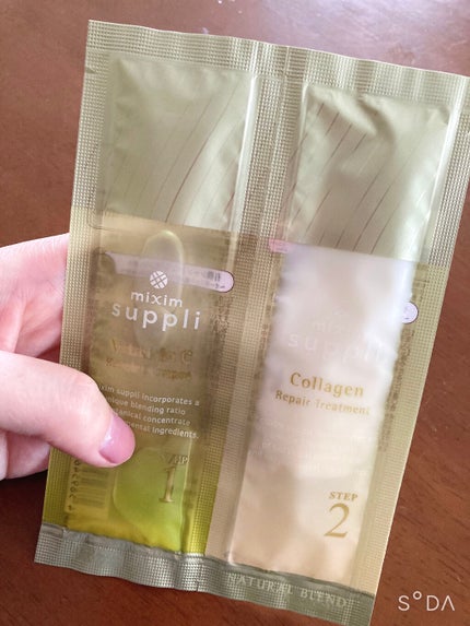 ビタミン リペアシャンプー/コラーゲン リペアヘアトリートメント/mixim suppli/市販シャンプーを使ったクチコミ(1枚目)