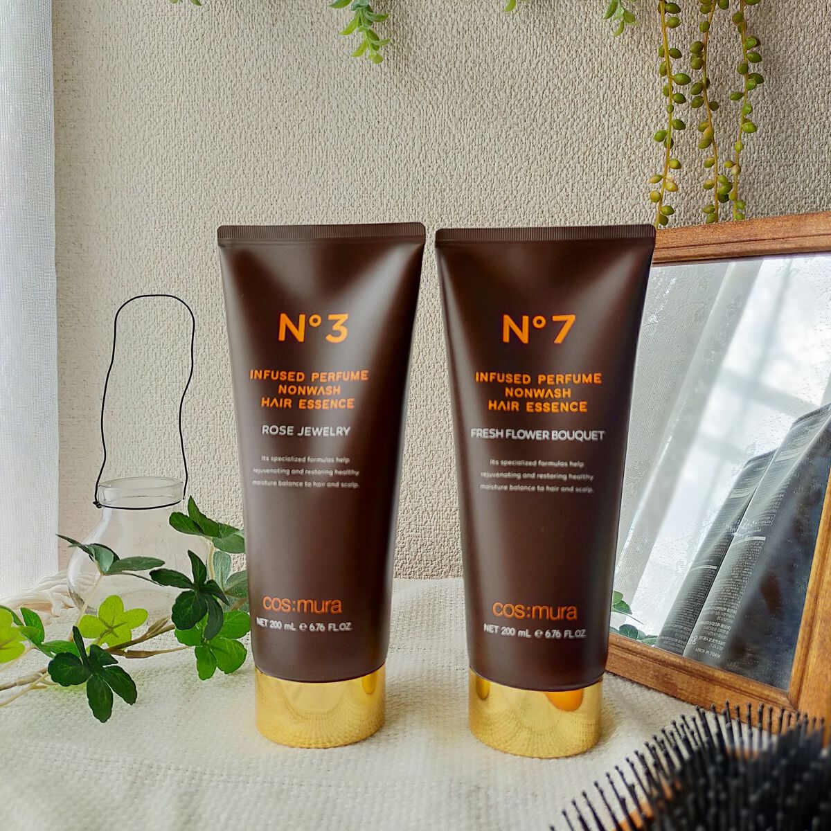 インフューズドパフュームノンウォッシュヘアエッセンス/cos:mura/洗い流すヘアトリートメントを使ったクチコミ(4枚目)