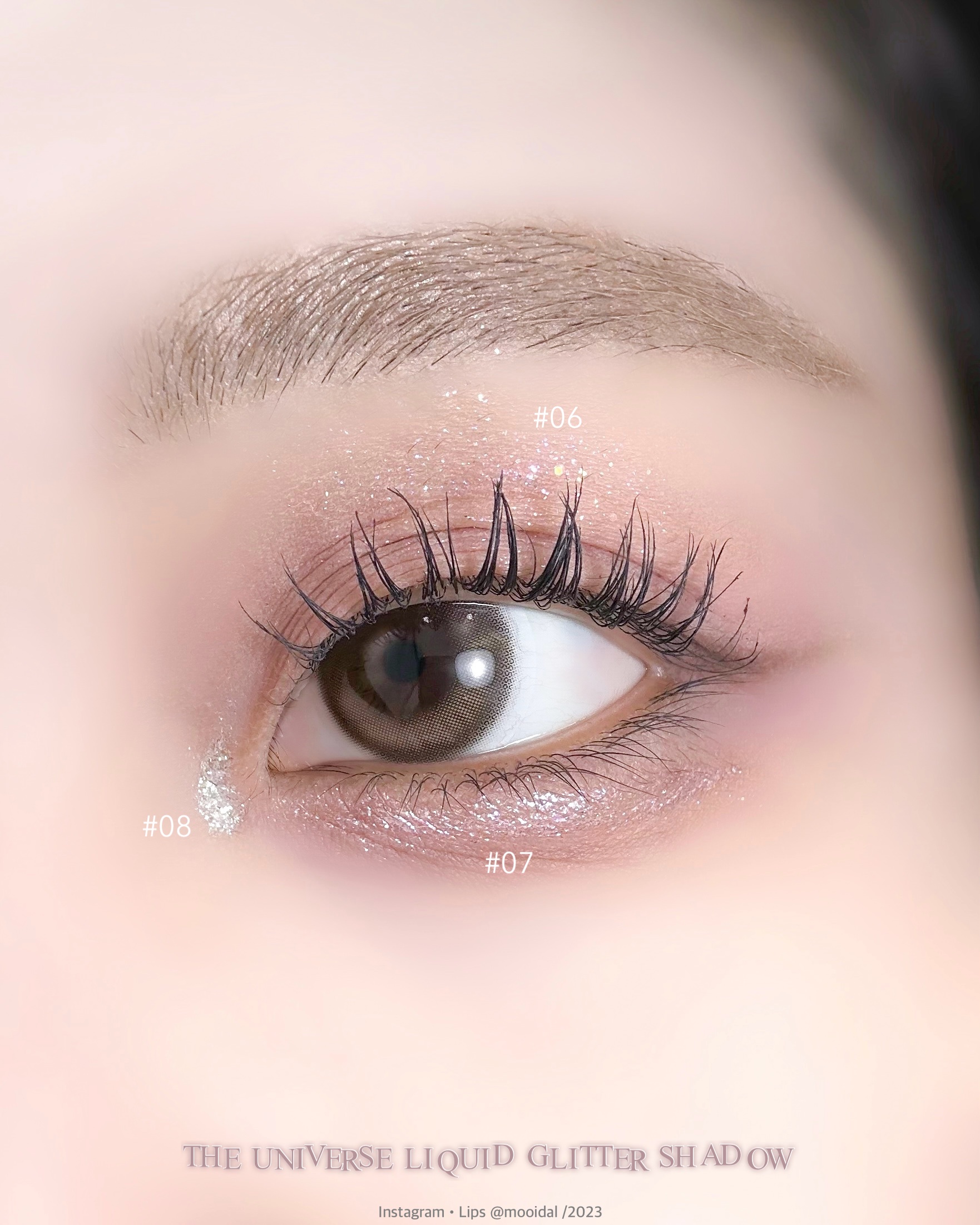 リキッド グリッター シャドウ/rom&nd/グリッターを使ったクチコミ（3枚目）