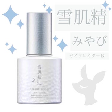 KOSE雪肌精「みやび」のサイクレイター Ｂのお試しサイズ(20ml)を購入してみました。

無色透明のとろみのあるテクスチャーで、
最初の感触から肌馴染みが良く、浸透力も素晴らしいと思いました。

使