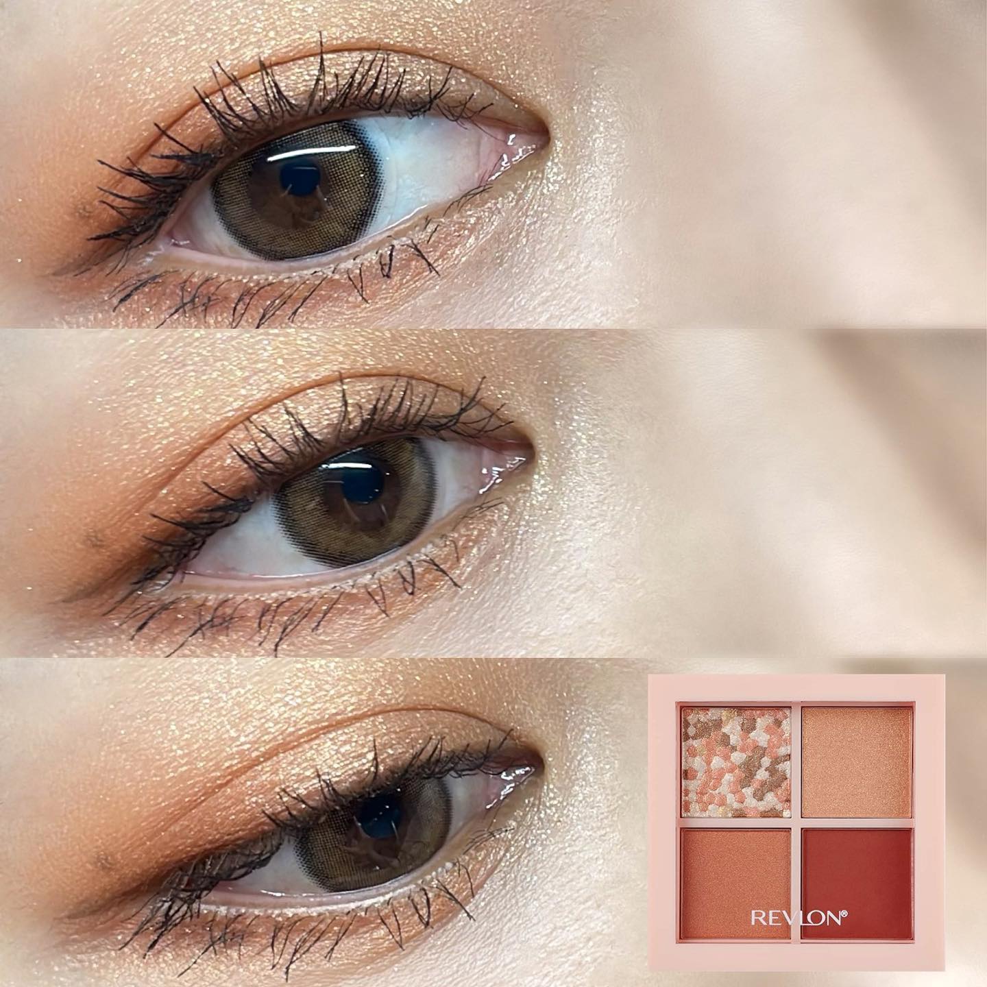 レブロン ダズル アイシャドウ クアッド/REVLON/アイシャドウパレットを使ったクチコミ（1枚目）