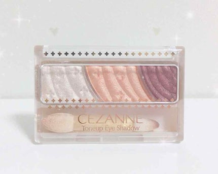 トーンアップアイシャドウ/CEZANNE/アイシャドウパレットを使ったクチコミ(1枚目)