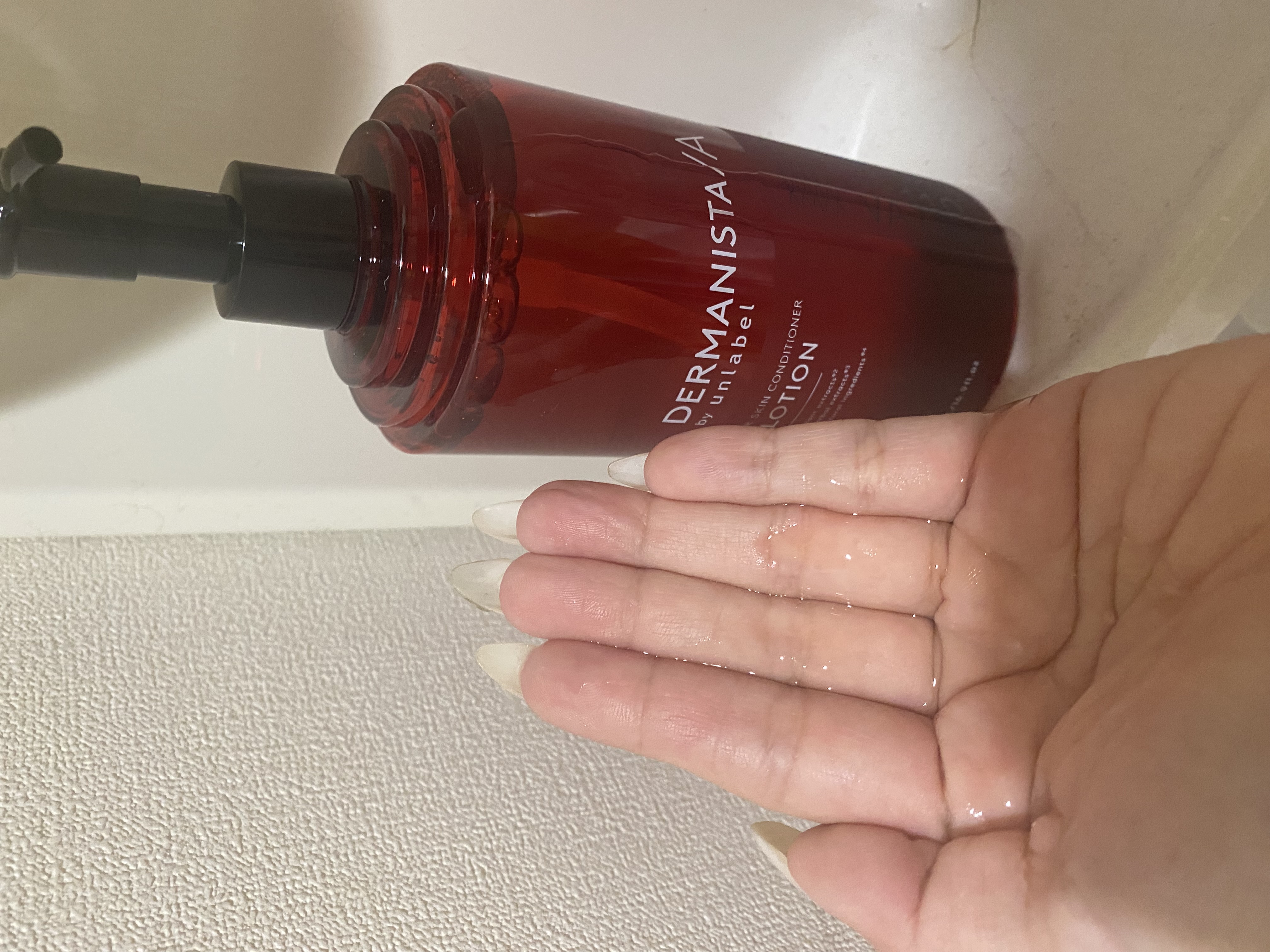 ダーマ二スタ by アンレーベル 超微細＊⁴浸透型＊⁵レチノール誘導体*²配合 スキンコンディショナーローション　　/unlabel/化粧水を使ったクチコミ（2枚目）