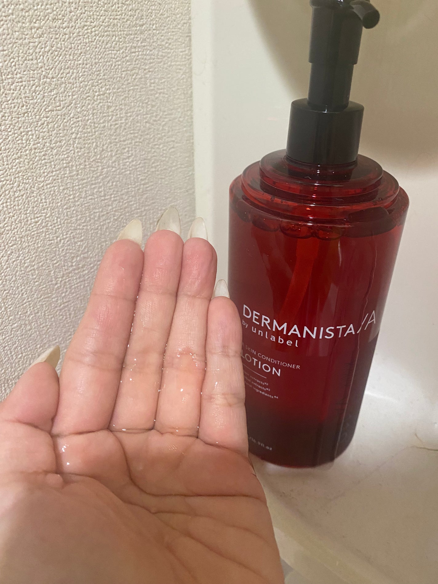 ダーマ二スタ by アンレーベル 超微細*⁴浸透型*⁵レチノール誘導体*²配合 スキンコンディショナーローション /unlabel/化粧水を使ったクチコミ(2枚目)