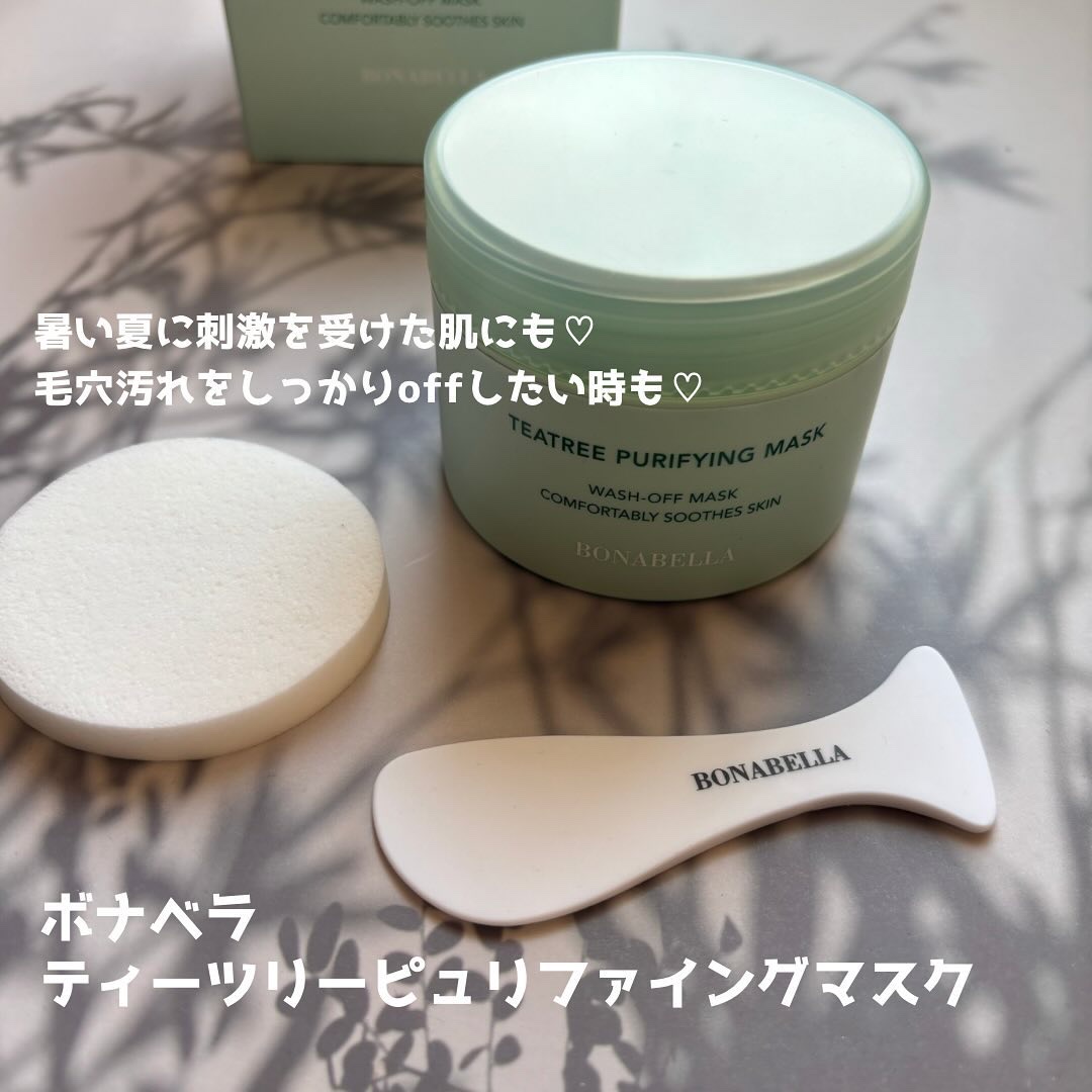 ティーツリーピュリファイングマスク/BONABELLA/洗い流すパック・マスクを使ったクチコミ（1枚目）