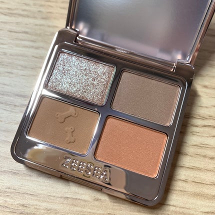 アニマルアイシャドウ(4シェード) D01 絆/ZEESEA/アイシャドウパレットを使ったクチコミ(2枚目)