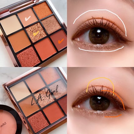 KEEP IT PLAYFUL EYESHADOW PALETTE/LAgirl/アイシャドウパレットを使ったクチコミ(3枚目)