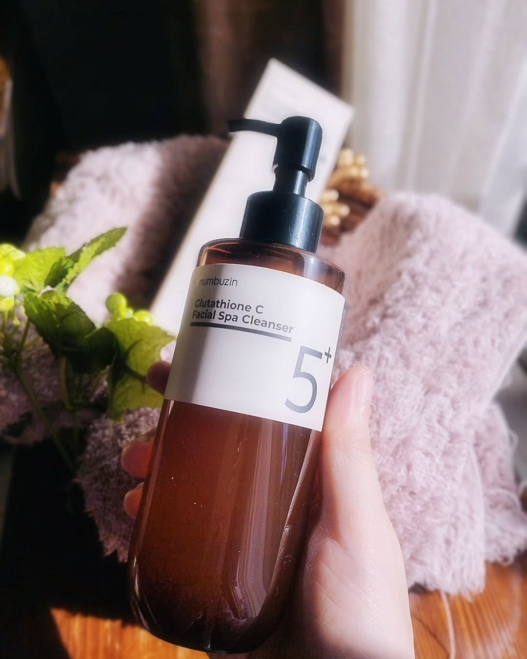 5番 白玉グルタチオンCアロママッサージクレンジング/numbuzin/オイルクレンジングを使ったクチコミ（2枚目）