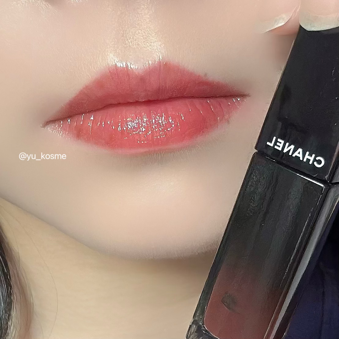 ルージュ アリュール ラック 75 フィデリテ/CHANEL/口紅を使ったクチコミ（3枚目）